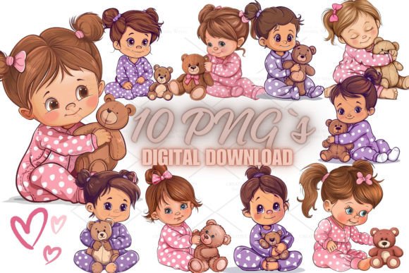 Download Cute Baby Girl Clipart, PNG 5S-21 - Cute Collection