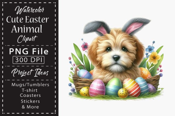 Download Watercolor Cute Easter Animal Clipart - Cute Collection