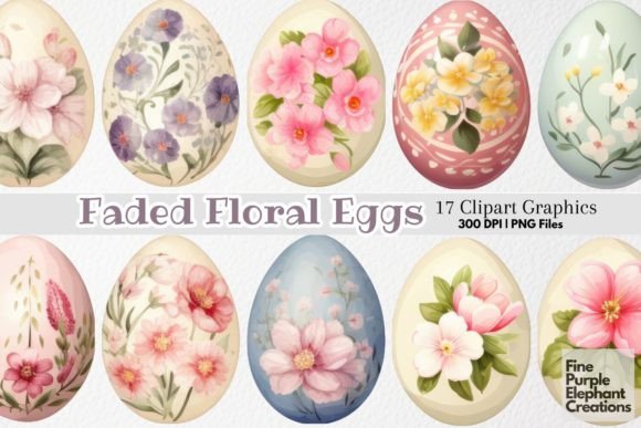 Download Cute Shabby Chic Easter Eggs PNG Clipart - Cute Collection