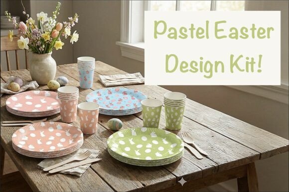 Download Pastel Easter Design Kit - Easter design Collection