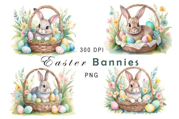 Download Cute Easter Bunny Sublimation Design - Cute Collection