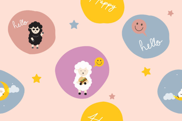 Download Cute Happy Sheep - Cute Collection