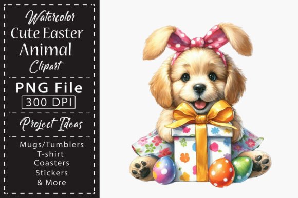 Download Watercolor Cute Easter Animal Clipart - Cute Collection