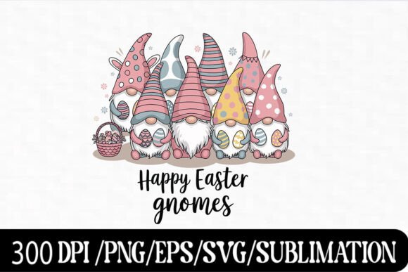 Download Cute Easter Gnomes with Eggs and Basket - Cute Collection