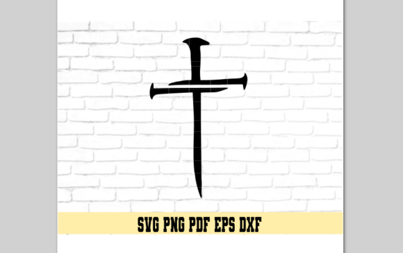 Download Cross Made of Nails Easter Design - Easter design Collection