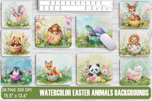 Download Cute Animals in Easter Egg Backgrounds - Cute Collection