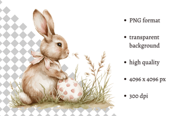 Download Cute Watercolor Easter Bunny Clipart - Easter bunny clipart Collection