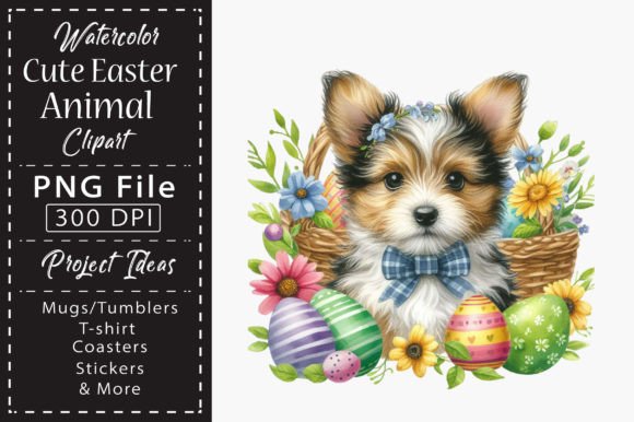 Download Watercolor Cute Easter Animal Clipart - Cute Collection