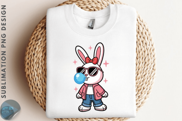 Download Trendy Easter Bunny Clipart PNG Design - Easter bunny clipart Collection