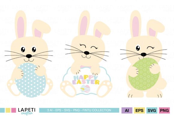 Download Cute Bunny Illustration | Spring Holiday - Cute Collection