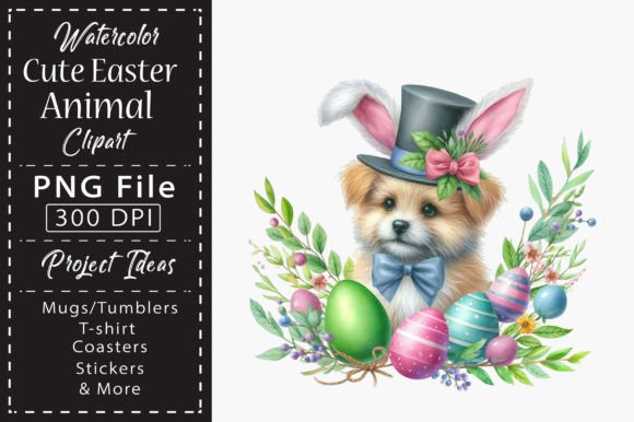 Download Watercolor Cute Easter Animal Clipart - Cute Collection