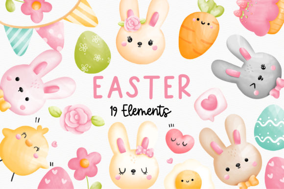 Download Watercolor Easter Bunny Clipart - Easter bunny clipart Collection