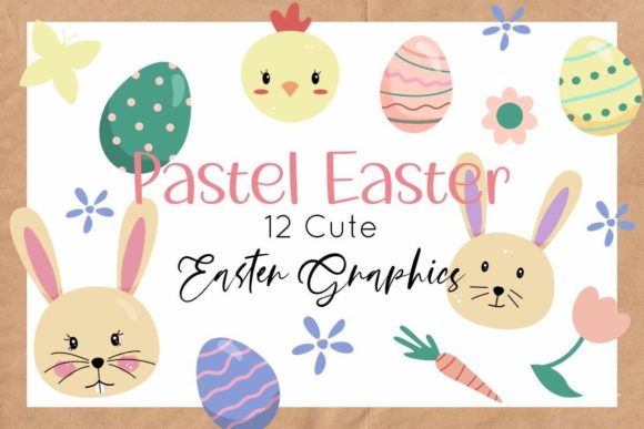 Download Cute Easter Graphics - Pastel Easter - Cute Collection