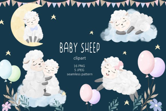 Download Cute Baby Sheep Clipart PNG, Baby Animal - Cute Collection