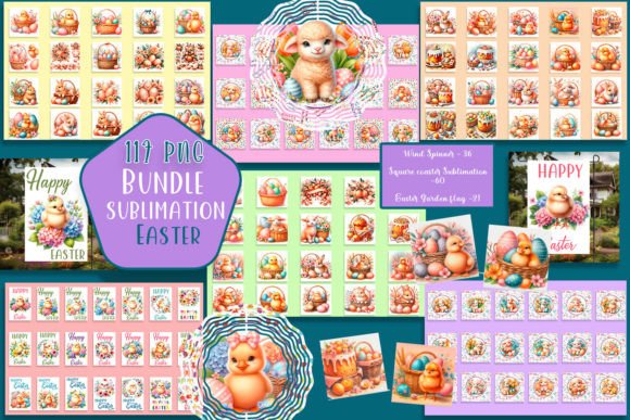Download Easter Designs Bundle Sublimation - Easter design Collection