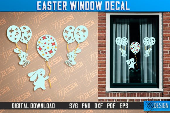 Download Easter Window Decal SVG | Easter Design - Easter design Collection