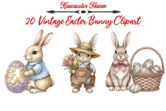 Download Vintage Easter Bunny Clipart - Easter bunny clipart Collection