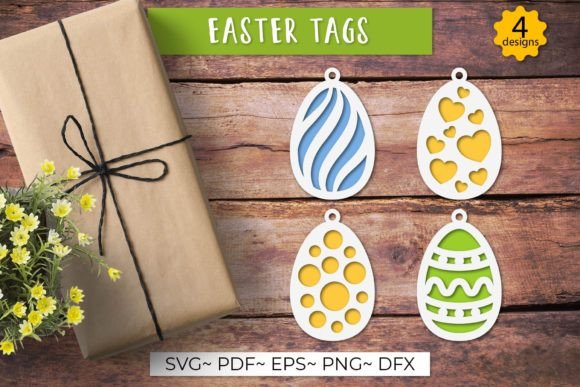 Download 3d Easter Tag Svg Layered Easter Designs - Easter design Collection