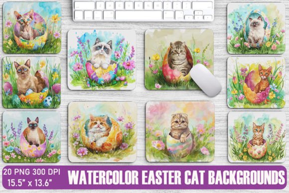 Download Cute Cat in Easter Egg Backgrounds - Cute Collection
