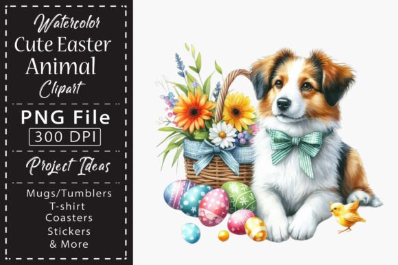 Download Watercolor Cute Easter Animal Clipart - Cute Collection