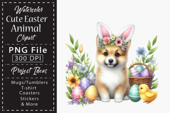 Download Watercolor Cute Easter Animal Clipart - Cute Collection