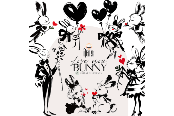 Download Hand Drawn Cute Bunny Clipart - Cute Collection