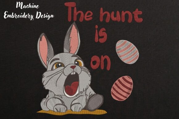 Download Cute Funny Easter Bunny in Black - Cute Collection